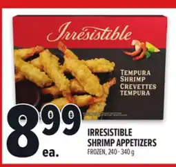Metro IRRESISTIBLE SHRIMP APPETIZERS offer