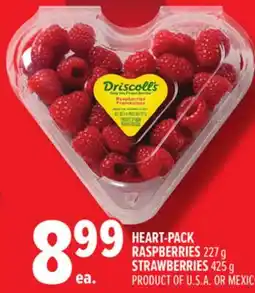 Metro HEART-PACK RASPBERRIES offer