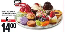 Metro FRONT STREET BAKERY SINGLE SERVE DESSERTS offer
