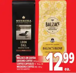 Metro BALZACS OR ZAVIDA GROUND COFFEE offer