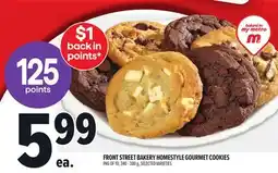 Metro FRONT STREET BAKERY HOMESTYLE GOURMET COOKIES offer