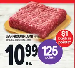 Metro NEW ZEALAND SPRING LAMB LEAN GROUND LAMB offer