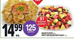 Metro NACHO PLATTER offer