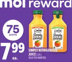 Metro SIMPLY REFRIGERATED JUICE offer