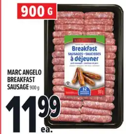 Metro MARC ANGELO BREAKFAST SAUSAGE offer