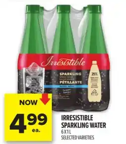 Metro IRRESISTIBLE SPARKLING WATER offer