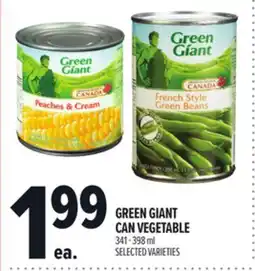 Metro GREEN GIANT CAN VEGETABLE offer