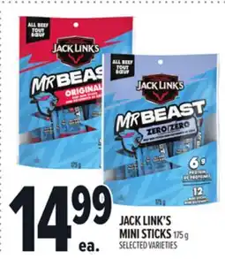 Metro JACK LINK'S MINI STICKS offer
