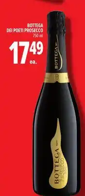 Metro BOTTEGA DEI POETI PROSECCO offer