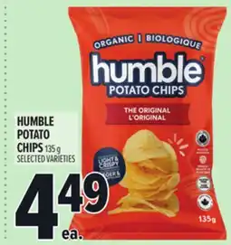 Metro HUMBLE POTATO CHIPS offer