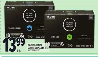 Metro KICKING HORSE COFFEE CAPSULES offer