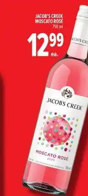 Metro JACOB'S CREEK MOSCATO ROSÉ offer