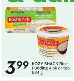 Sobeys KOZY SHACK Rice Pudding offer