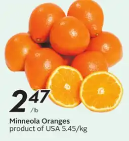 Sobeys Minneola Oranges offer