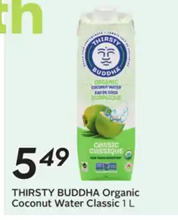 Sobeys THIRSTY BUDDHA Organic Coconut Water Classic offer