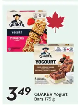 Sobeys QUAKER Yogurt Bars offer