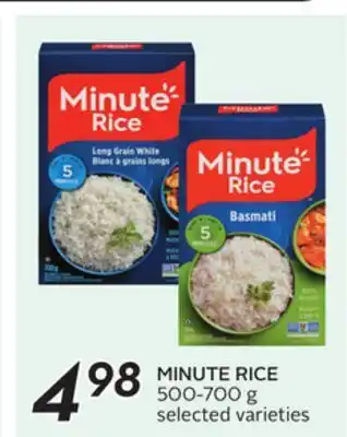 Sobeys MINUTE RICE offer