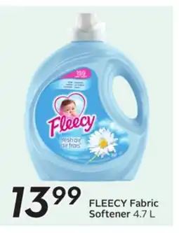 Sobeys FLEECY Fabric Softener offer