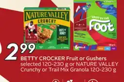 Sobeys BETTY CROCKER Fruit or Gushers offer
