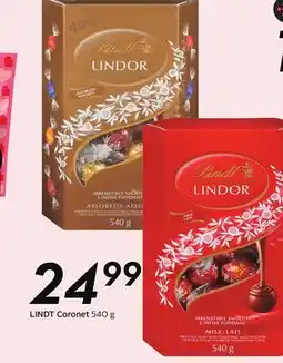 Sobeys LINDT Coronet offer