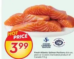Sobeys Fresh Atlantic Salmon Portions offer