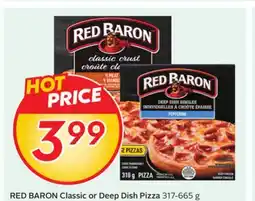 Sobeys RED BARON Classic or Deep Dish Pizza offer