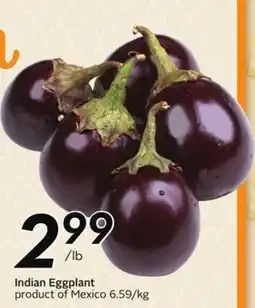 Sobeys Indian Eggplant offer