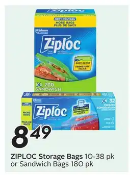 Sobeys ZIPLOC Storage Bags offer