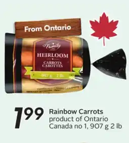 Sobeys Rainbow Carrots offer