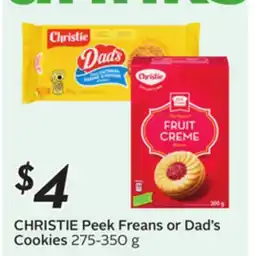 Sobeys CHRISTIE Peek Freans or Dad's Cookies offer