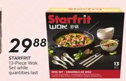 Sobeys STARFRIT 13-Piece Wok Set offer