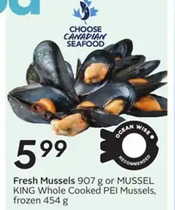 Sobeys Fresh Mussels offer