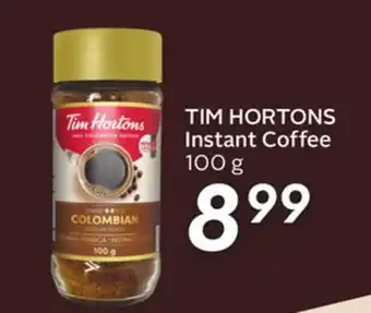 Sobeys TIM HORTONS Instant Coffee offer