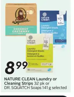 Sobeys NATURE CLEAN Laundry or Cleaning Strips offer