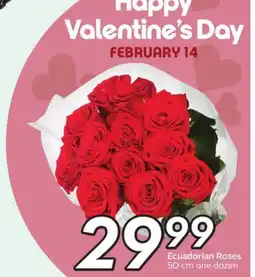Sobeys Ecuadorian Roses offer