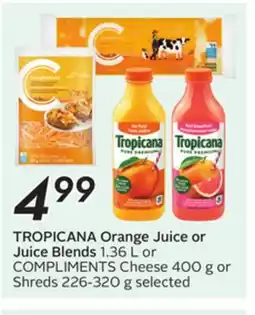 Sobeys TROPICANA Orange Juice or Juice Blends offer