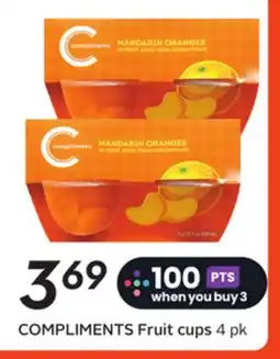 Sobeys COMPLIMENTS Fruit cups offer