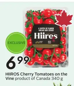 Sobeys HIIROS Cherry Tomatoes on the Vine offer