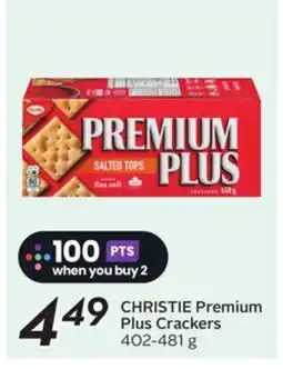 Sobeys CHRISTIE Premium Plus Crackers offer