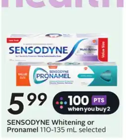 Sobeys SENSODYNE Whitening or Pronamel offer