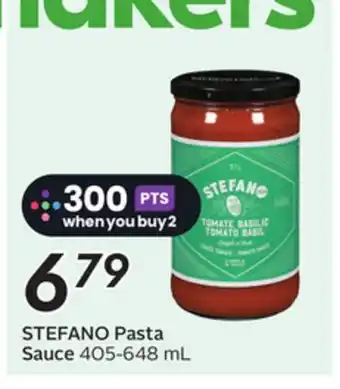 Sobeys STEFANO Pasta Sauce offer