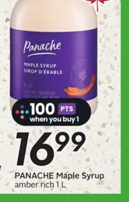 Sobeys PANACHE Maple Syrup offer