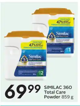 Sobeys SIMILAC 360 Total Care Powder offer