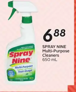 Sobeys SPRAY NINE Multi-Purpose Cleaners offer
