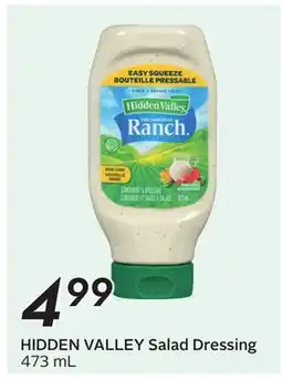 Sobeys HIDDEN VALLEY Salad Dressing offer