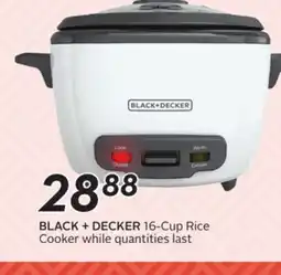 Sobeys BLACK + DECKER 16-Cup Rice Cooker offer