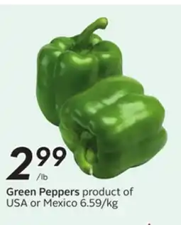 Sobeys Green Peppers offer