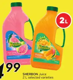 Sobeys SHERBON Juice offer
