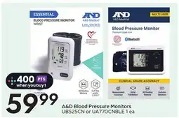 Sobeys A & D Blood Pressure Monitors offer