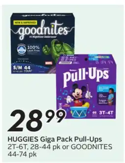 Sobeys HUGGIES Giga Pack Pull-Ups offer
